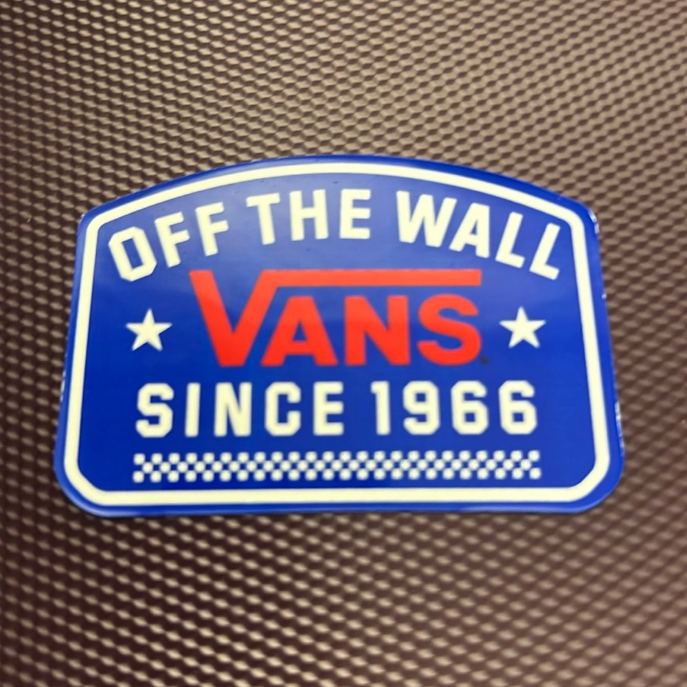 Vans logo sticker